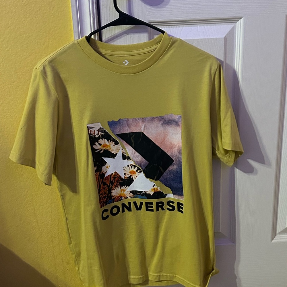 Converse Graphic Tee in Vibrant Yellow